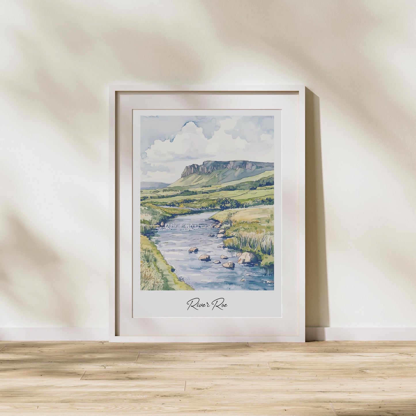 River Roe Travel Print, Frameless, Wall Art, Northern Ireland