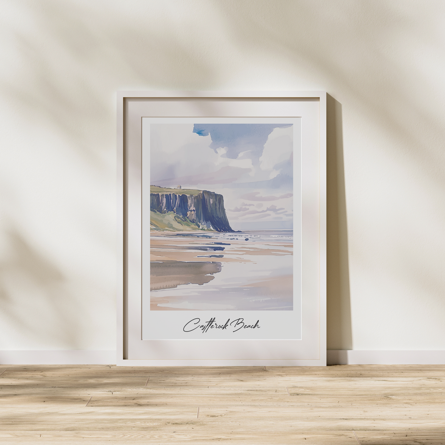 Castlerock Beach Travel Print, Frameless, Wall Art, Northern Ireland