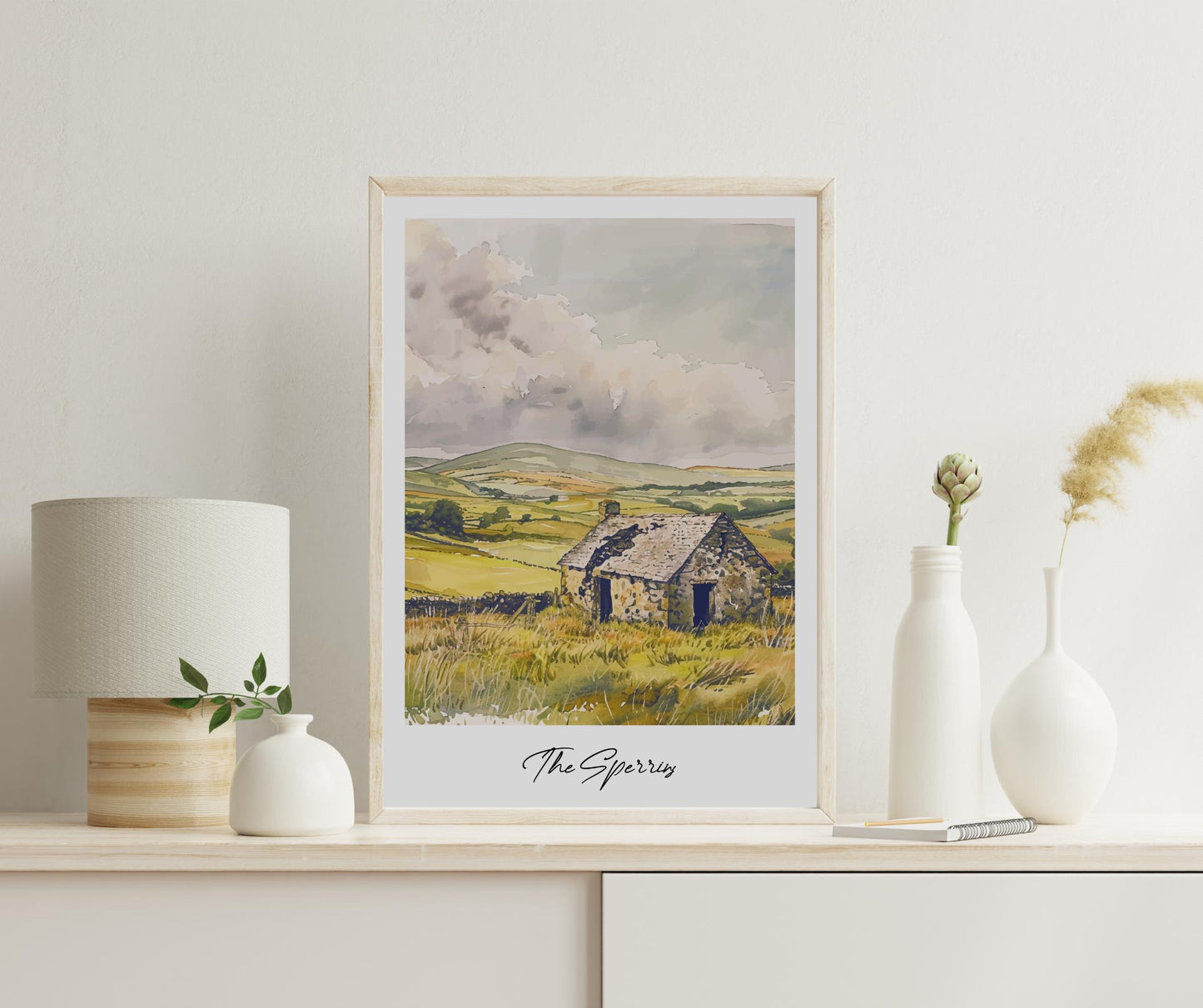 The Sperrins Travel Print, Frameless, Wall Art, Northern Ireland