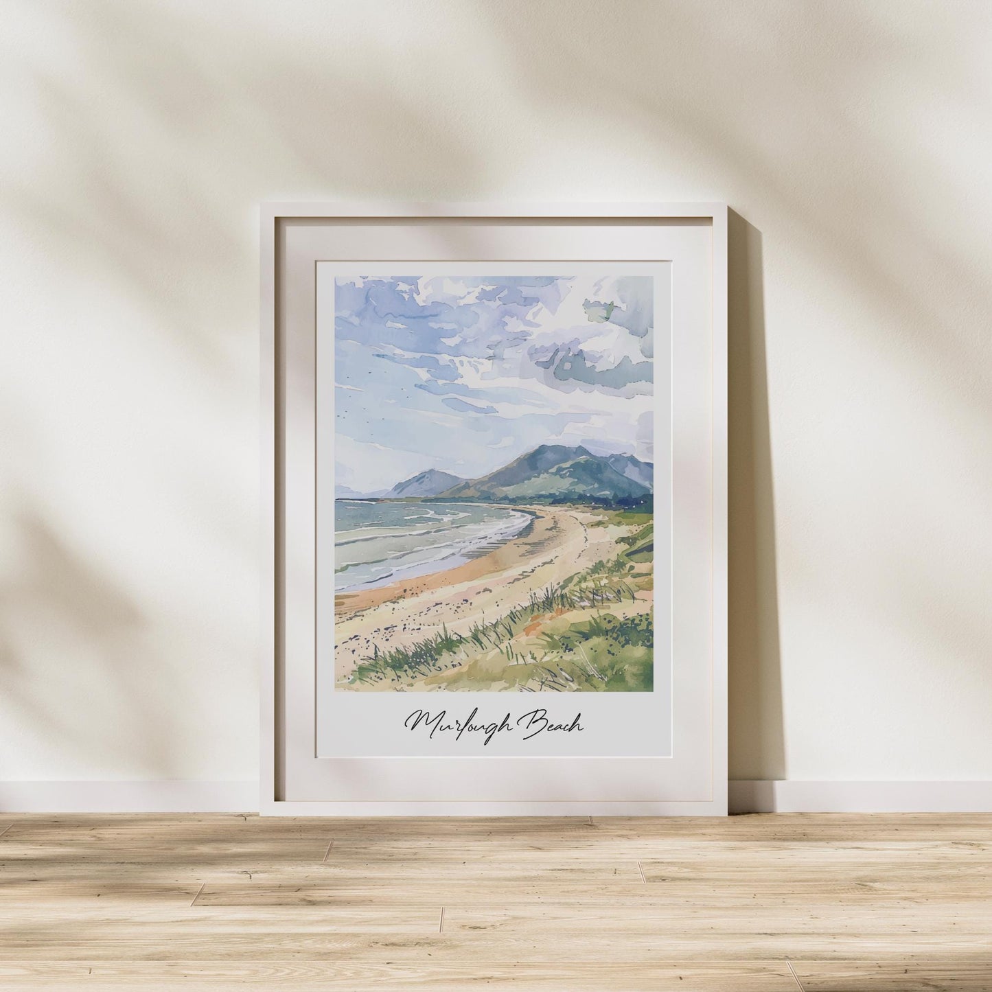 Murlough Beach Travel Print, Frameless, Wall Art, Northern Ireland