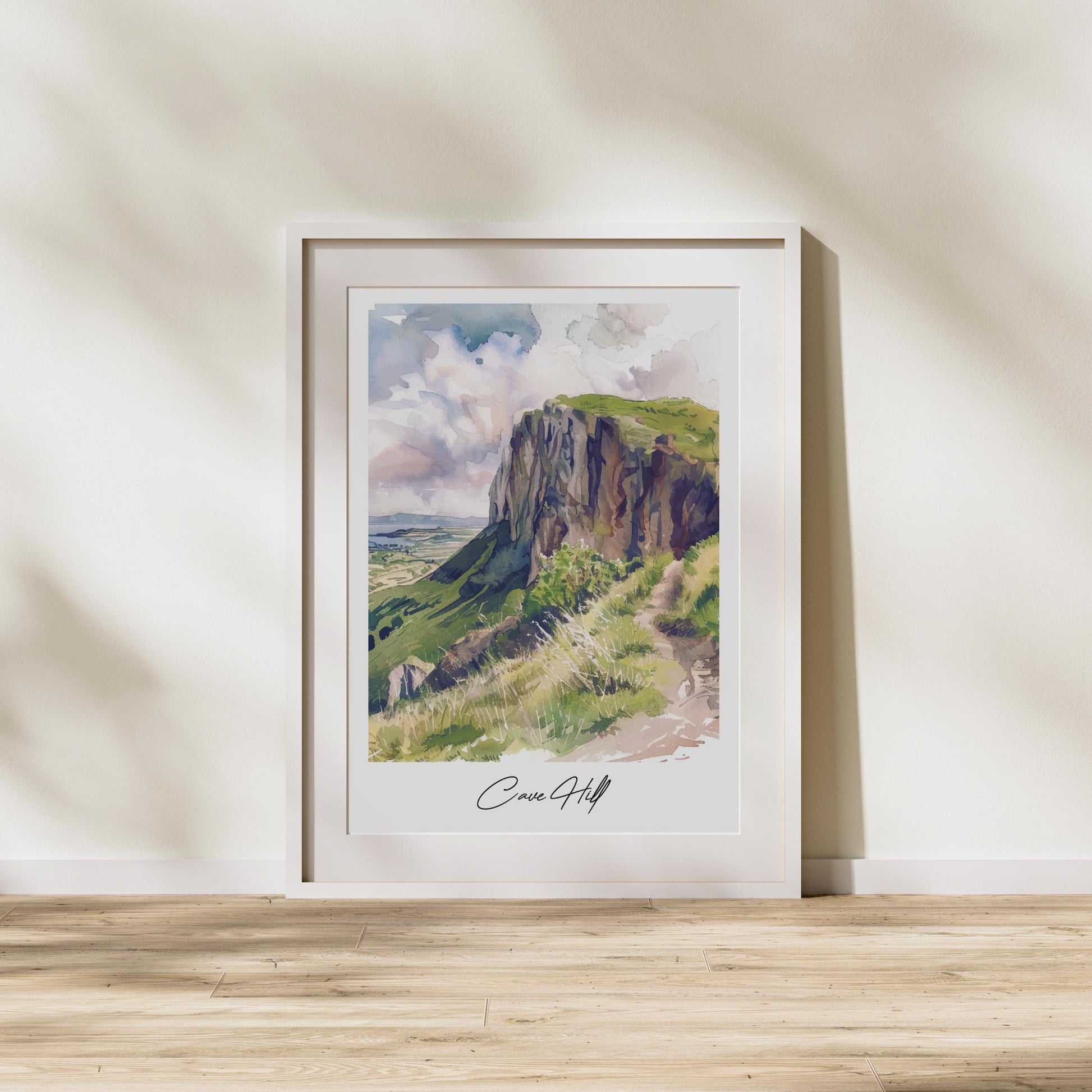 Cave Hill Belfast Travel Print, Frameless, Wall Art, Northern Ireland