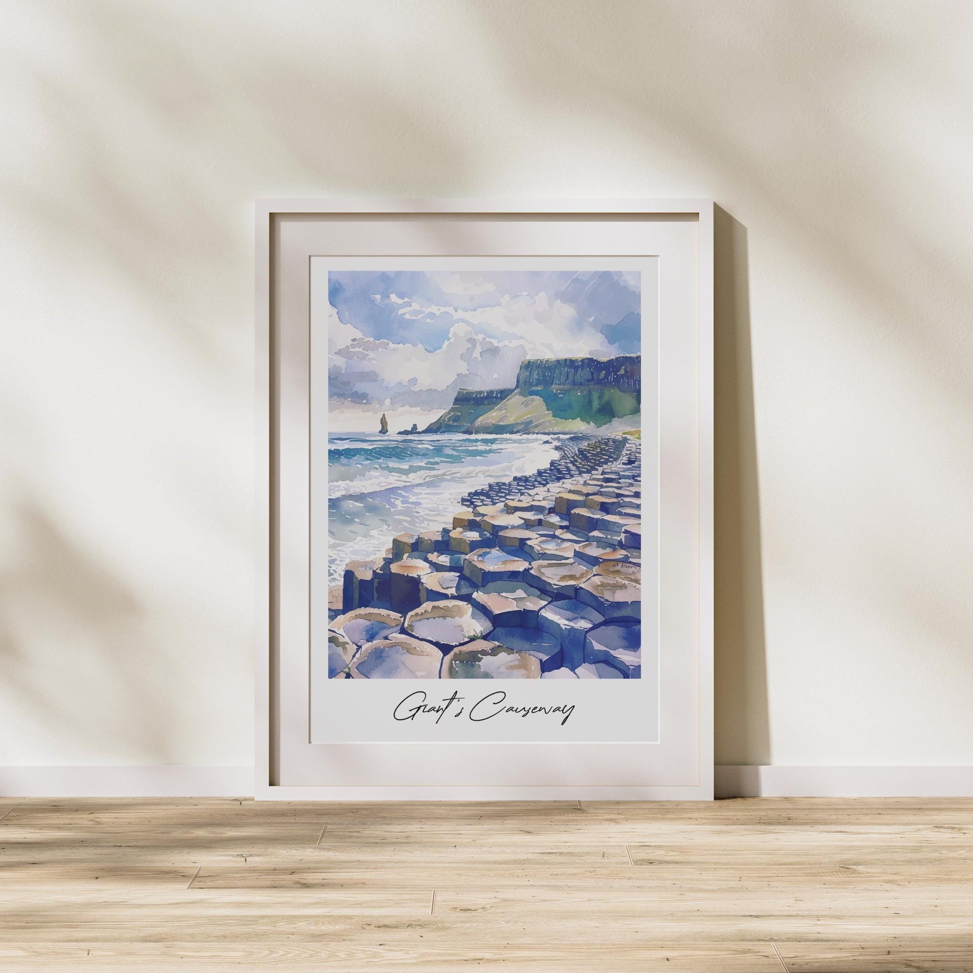 The Giant's Causeway Travel Print, Frameless, Wall Art, Northern Ireland