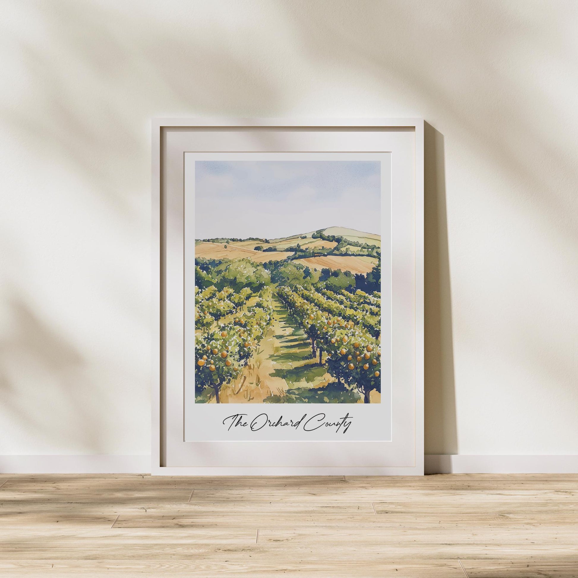 The Orchard County Armagh Travel Print, Frameless, Wall Art, Northern Ireland